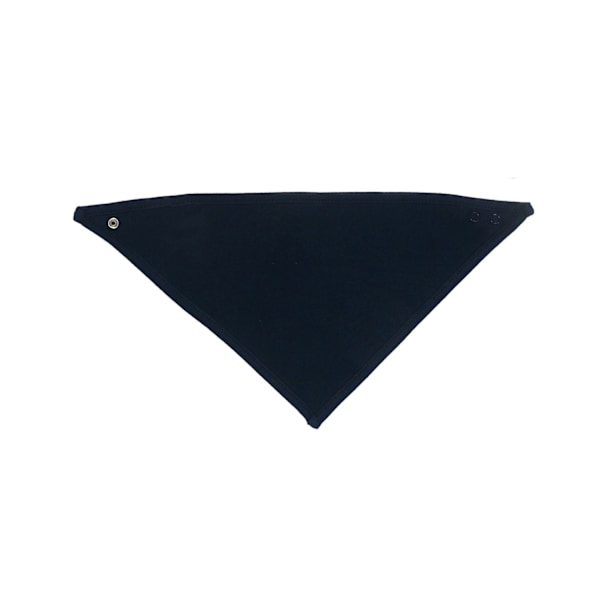 Babybugz Baby Reversible Contrast Detail Bandana Bib One Size W White/Navy One Size