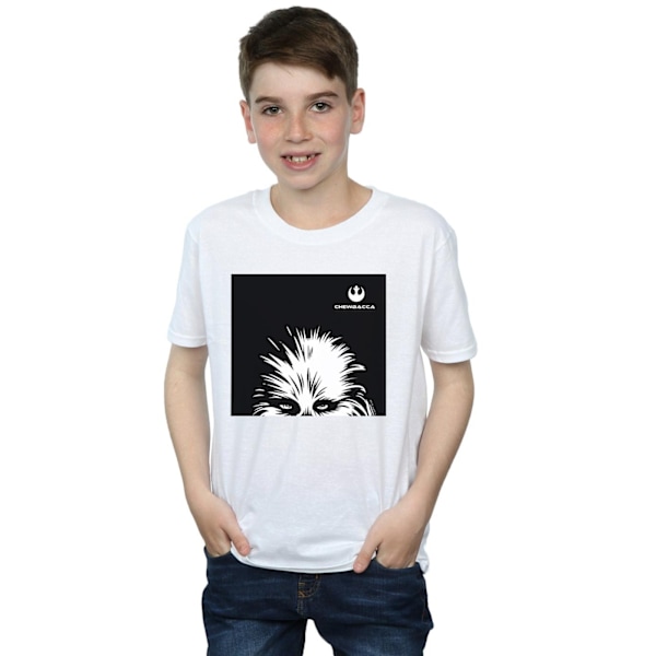 Star Wars Chewbacca Look T-shirt för pojkar 7-8 år Vit White 7-8 Years