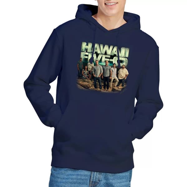 Hawaii Five-0 Herr Cast Hoodie S Marinblå Navy S