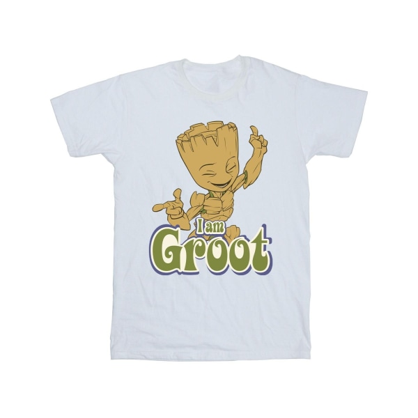 Guardians Of The Galaxy Boys Groot Dansande T-shirt 5-6 år Wh White 5-6 Years