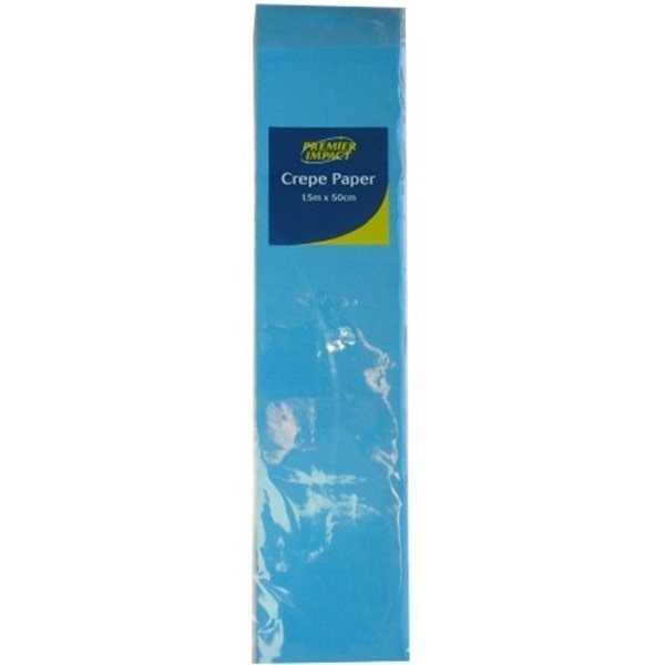 PremierImpact enfärgat crepepapper One Size turkos Turquoise One Size