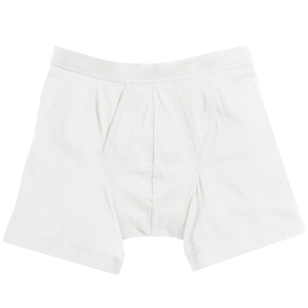 Fruit Of The Loom Classic Boxer Shorts för män (2-pack) S Vit White S
