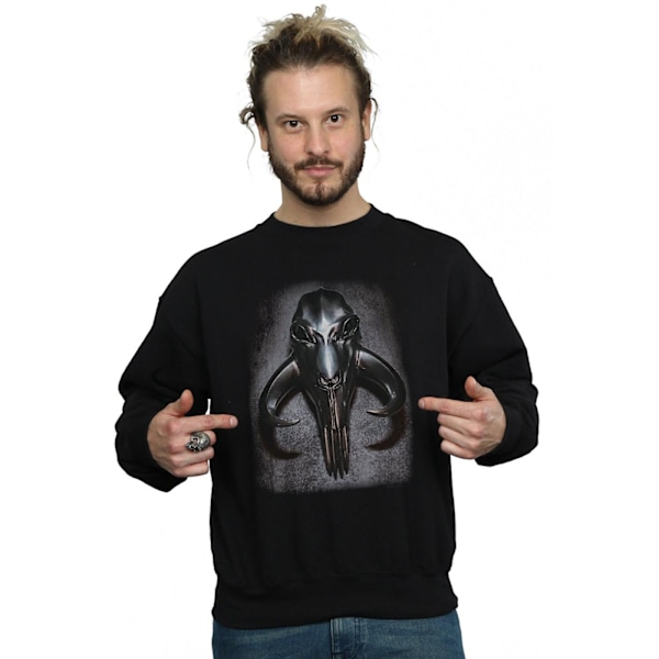 Star Wars The Mandalorian Mythosaur Skull Sweatshirt S Bla Black S