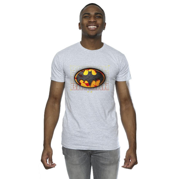 DC Comics herr The Flash Batman röd stänk T-shirt S Sports G Sports Grey S