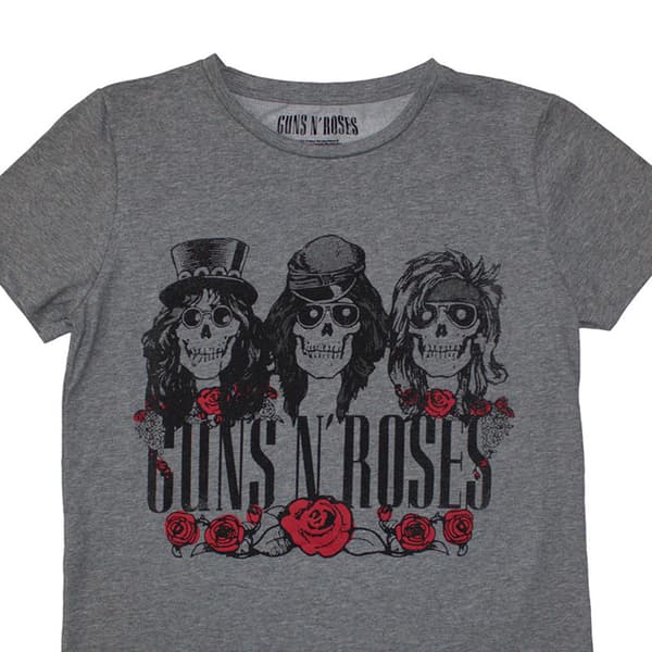 Guns N Roses Dam/Dam Hell Group T-Shirt S Grå Grey S