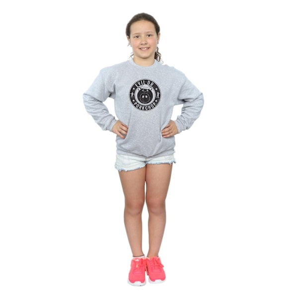 Disney Girls Toy Story Evil Dr Pork Chop Logo Sweatshirt 5-6 år Black 5-6 Years
