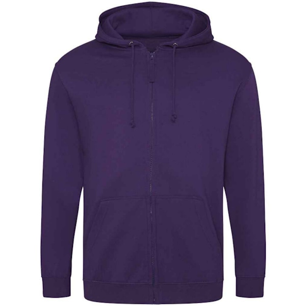 Awdis Herr Full Zip Hoodie S Lila Purple S