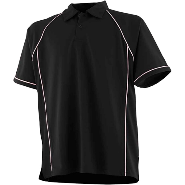 Finden & Hales Barn/Barn Piped Performance Polotröja 13-1 Black/White 13-14 Years