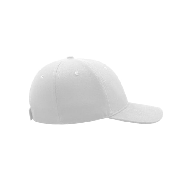 Atlantis Liberty Six borstad bomull 6 panel keps One Size Vit White One Size