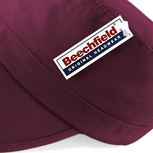 Beechfield Armékeps / Huvudbonad One Size Burgundy Burgundy One Size
