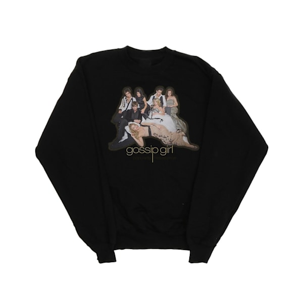 Gossip Girl Herr Grupp Pos Sweatshirt M Svart Black M