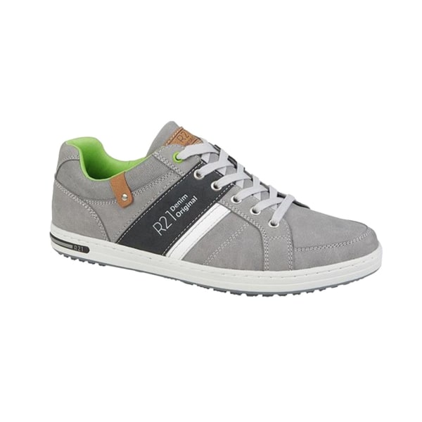 Route 21 Mens PU Casual Shoes 10 UK Grå Grey 10 UK