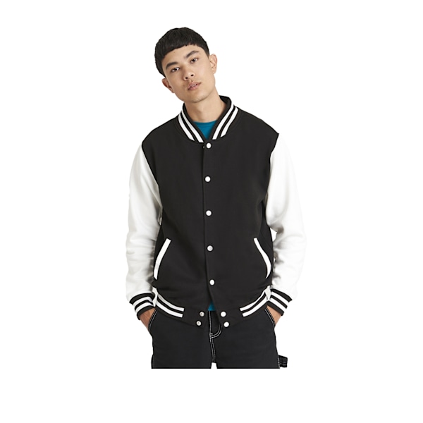 Awdis Unisex Vuxen Varsity Jacka M Jet Black/White Jet Black/White M