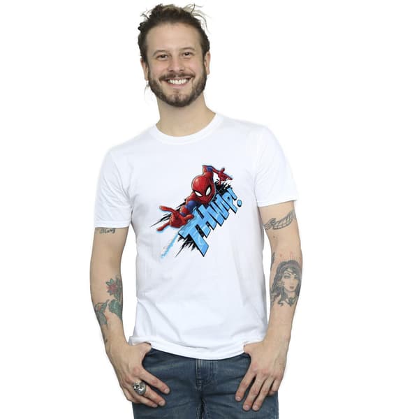 Marvel Herr Spider-Man Thump T-Shirt L Vit White L