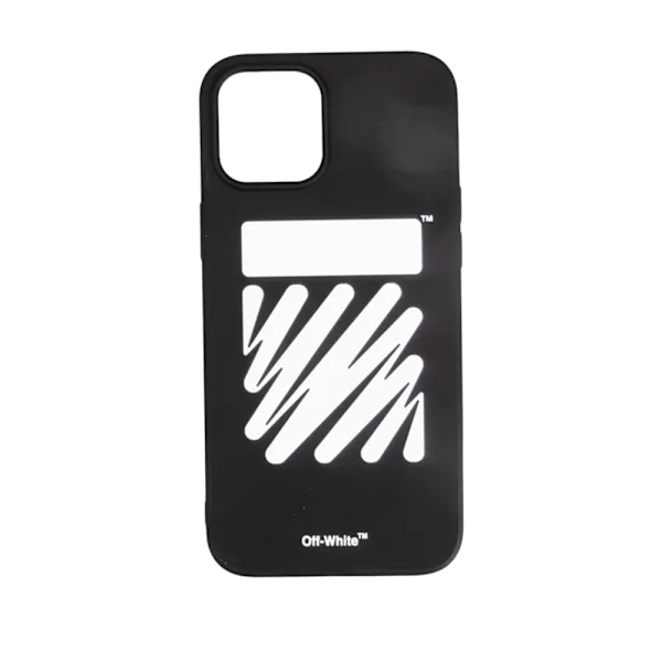 Off White iPhone 12 Pro Max Kompatibelt Diagonalt Mobilskal One Black/White One Size