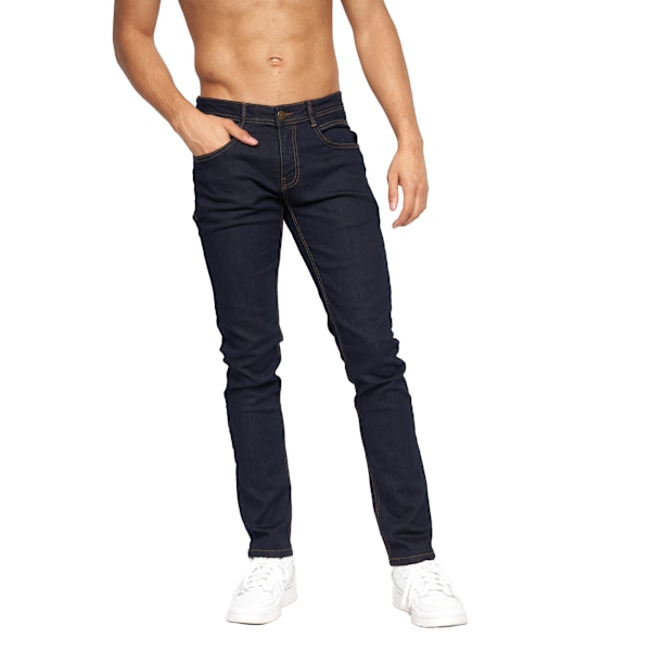 Duck And Cover Maylead Slim Jeans 32R Raw Wash för män Raw Wash 32R