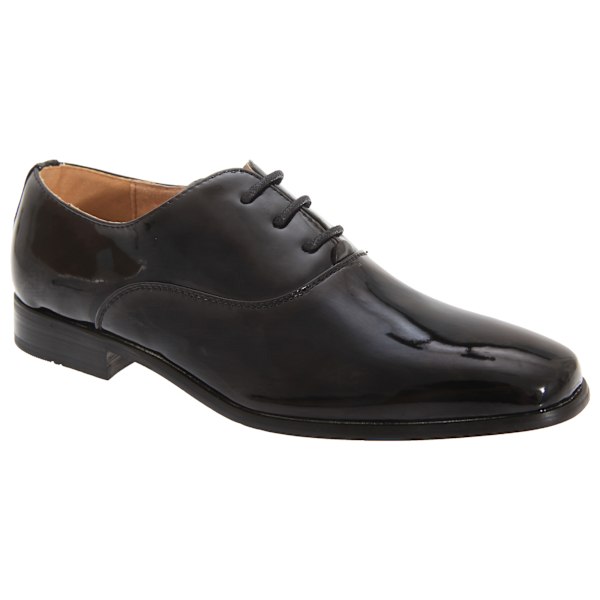 Goor Boys Lackläder Snörskor Oxford Tie Dress Shoes 11 UK J Black Patent 11 UK Junior