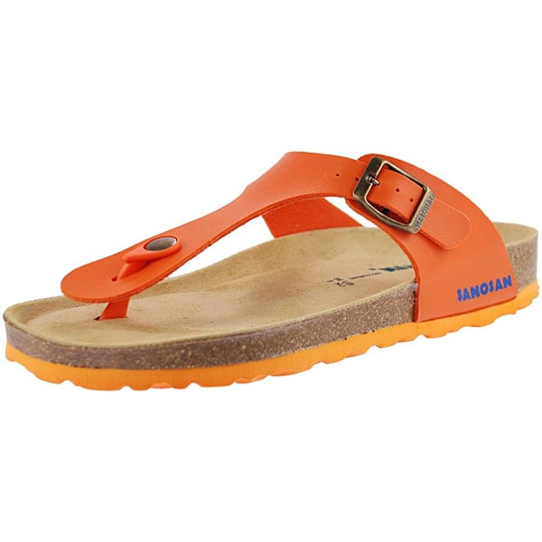 Sanosan Dam/Dam Geneve Sano Sandaler 6 UK Orange/Brun Orange/Brown 6 UK