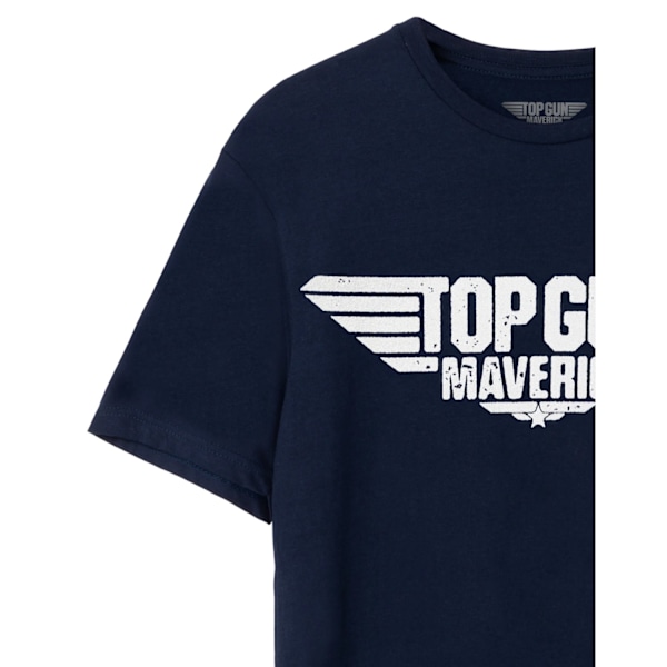 Top Gun: Maverick T-shirt med logotyp för män, XL, blå Blue XL