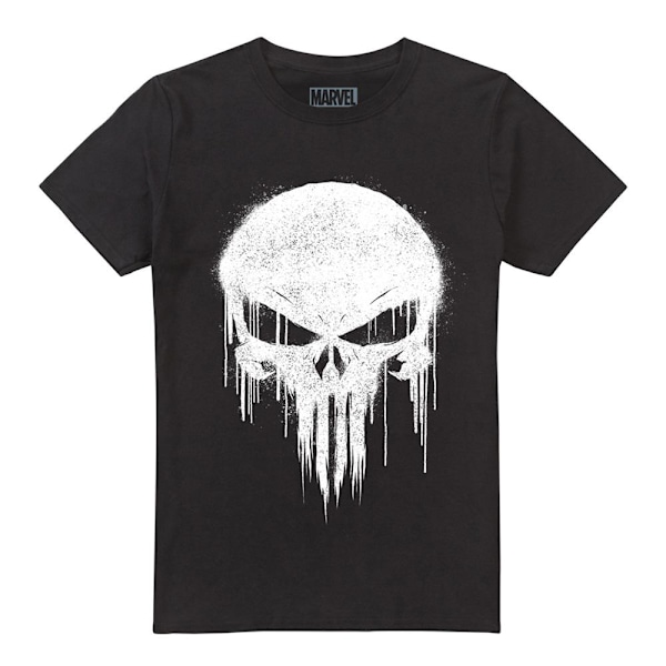 The Punisher Herr Stor Logotyp T-Shirt S Svart Black S