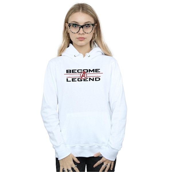 Marvel Womens/Ladies Avengers Endgame Bli En Legend Hoodie M White M