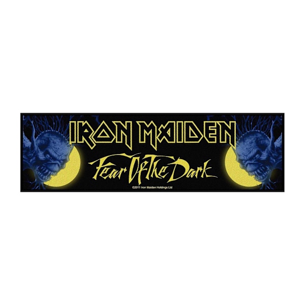 Iron Maiden Fear Of The Dark Strip Patch One Size Svart/Gul/ Black/Yellow/Blue One Size