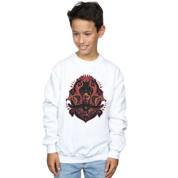 Disney Pojkar Aladdin Film Jafar Ormar Sweatshirt 9-11 År Vit White 9-11 Years