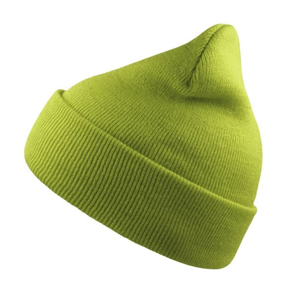 Atlantis Wind Dubbelskiktsmössa med uppvikning One Size Lime Lime One Size