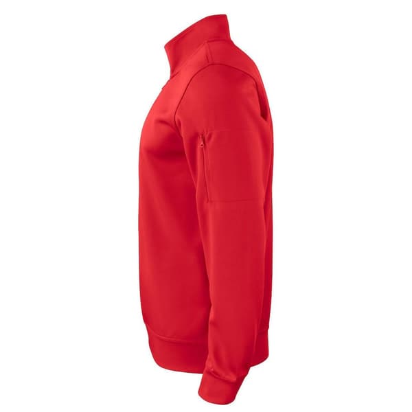 Clique Unisex Vuxen Basic Active Quarter Zip Sweatshirt XXL Röd Red XXL