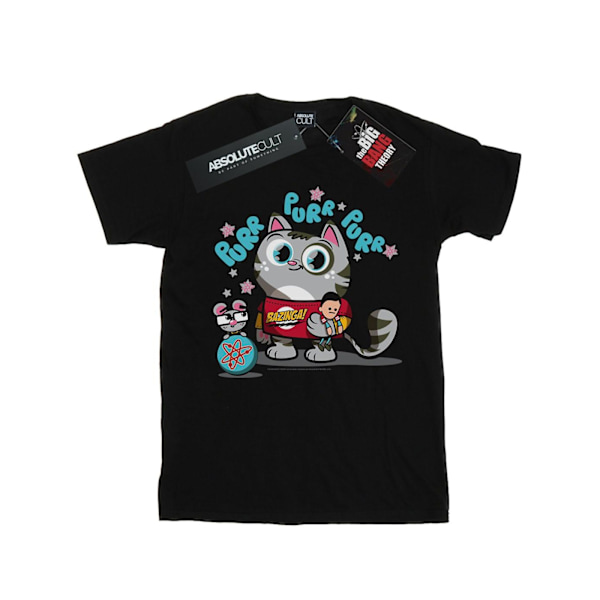 The Big Bang Theory Dam/Damer Bazinga Kitty Bomull Pojkvän Black XXL