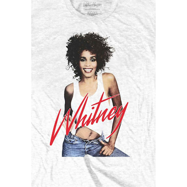 Whitney Houston Unisex Vuxen Wanna Dance Fotografi T-Shirt S W White S