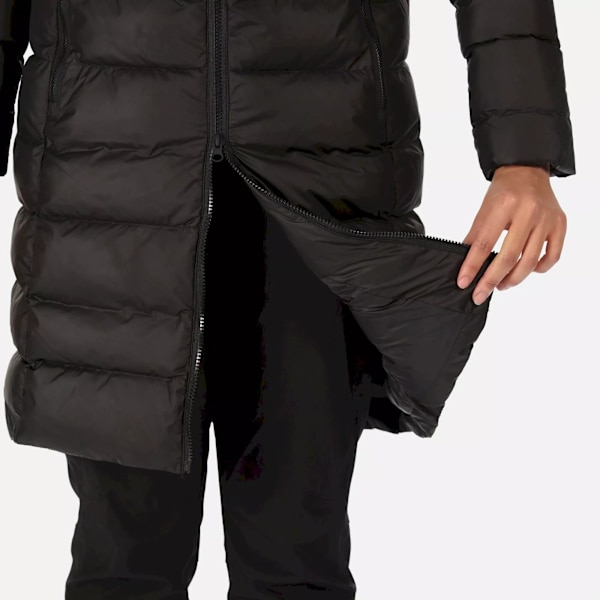 Regatta Damjacka Pandia II med Huva Storlek 14 UK Svart Black 14 UK