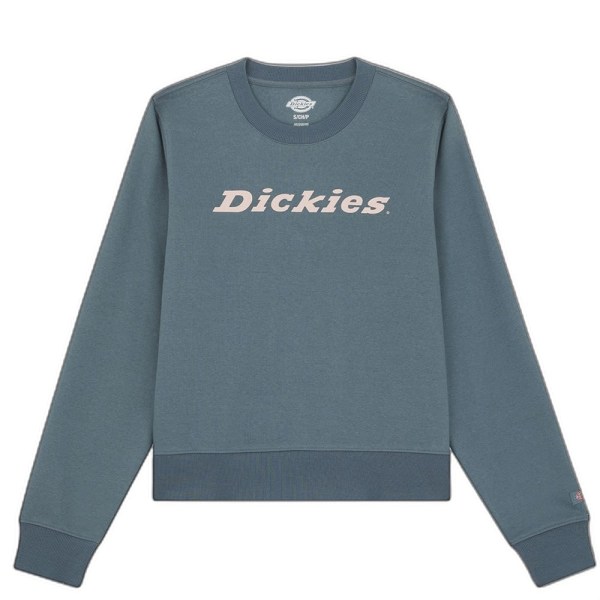Dickies Dam/Dam Wordmark Heavyweight Sweatshirt med rund hals Stormy Weather L