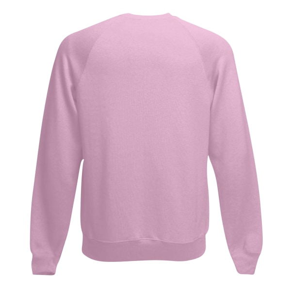 Fruit Of The Loom Herr Raglan Sleeve Belcoro® Sweatshirt 2XL Li Light Pink 2XL
