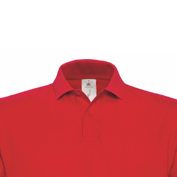 B&C ID.001 Herr Kortärmad Polotröja XS Röd Red XS