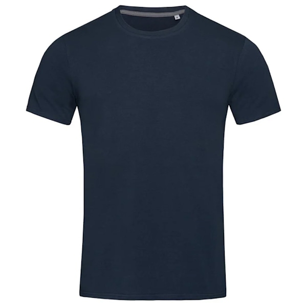 Stedman Stars Herr Clive T-shirt med Rund Hals S Blå Midnatt Blue Midnight S