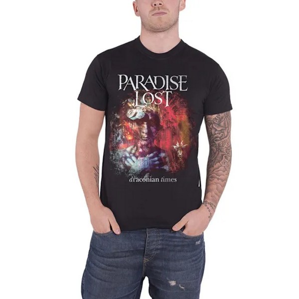 Paradise Lost Unisex Adult Draconian Times T-Shirt 3XL Svart Black 3XL