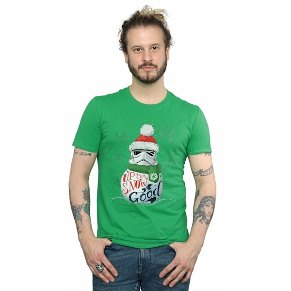 Star Wars Stormtrooper Up To Snow Good T-shirt M Irish Green Irish Green M