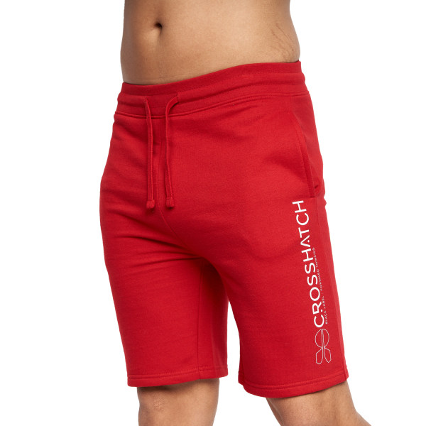 Crosshatch Bengston Shorts för män L Röd Red L