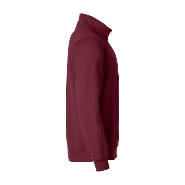 Clique Unisex Vuxen Basic Half Zip Sweatshirt M Vinröd Burgundy M