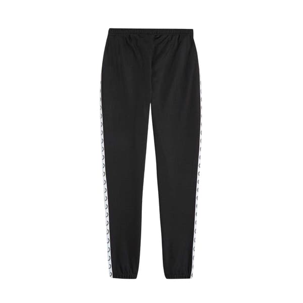 Fred Perry Herr Taped Joggingbyxor S Svart/Vit Black/White S