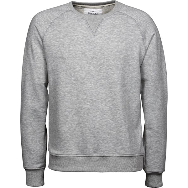 Tee Jays Urban Raglan Sweatshirt 3XL Heather Grey för män Heather Grey 3XL