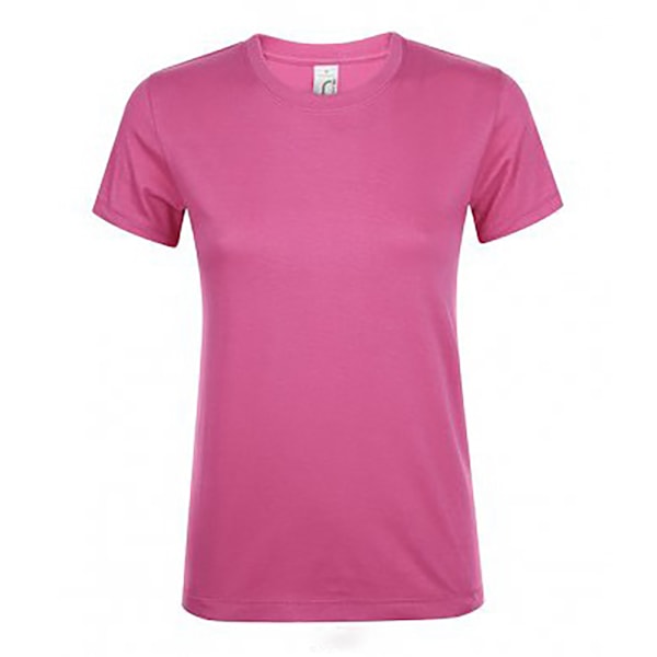 SOLS Dam/Kvinnor Regent Kortärmad T-shirt L Orkidé Rosa Orchid Pink L