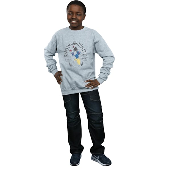 Disney Princess Boys Snow White Fairest Story Sweatshirt 7-8 år Sports Grey 7-8 Years