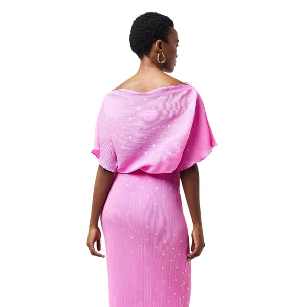 Never Fully Dressed Dam Off Shoulder Maxiklänning XS Rosa Pink XS