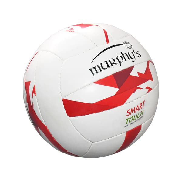 Murphys Barn/Barn Gaelic Football 4 Vit/Röd White/Red 4