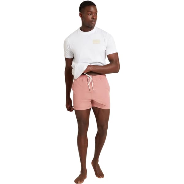 Ted Baker Badshorts i polyester för män L Mellanrosa Mid Pink L