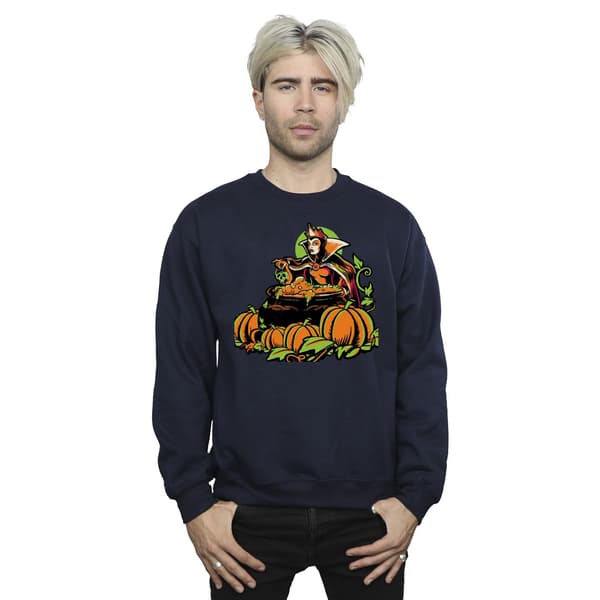 Disney Herr Olycksdrottningen Skurkar Halloween Sweatshirt M Marinblå Navy Blue M