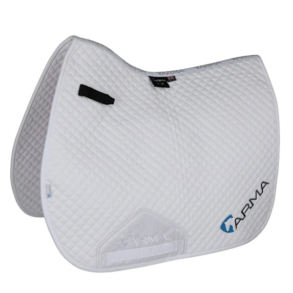 ARMA Logo Häst GP Sadelpad 15in - 16.5in Vit White 15in - 16.5in