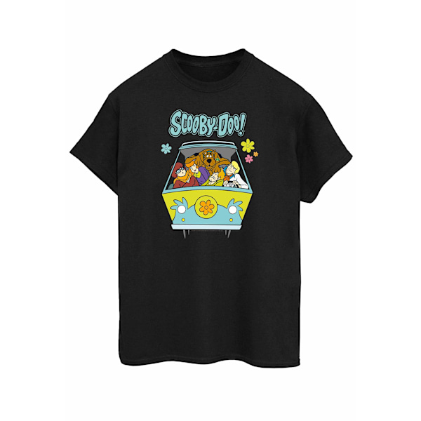 Scooby Doo Dam/Damer Mystery Machine Group Bomull Boyfriend Black 4XL